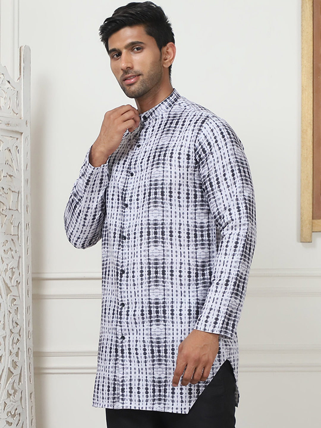 Printed Front Open Kurtas