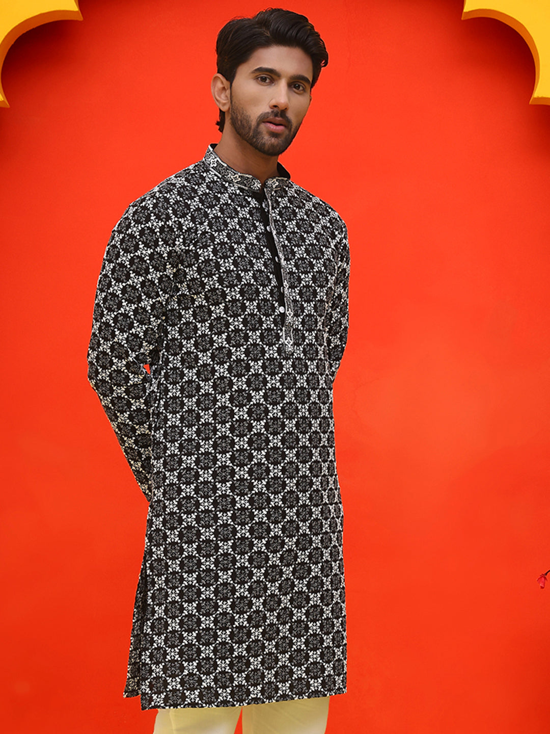 Embroidered Kurtas For Men.