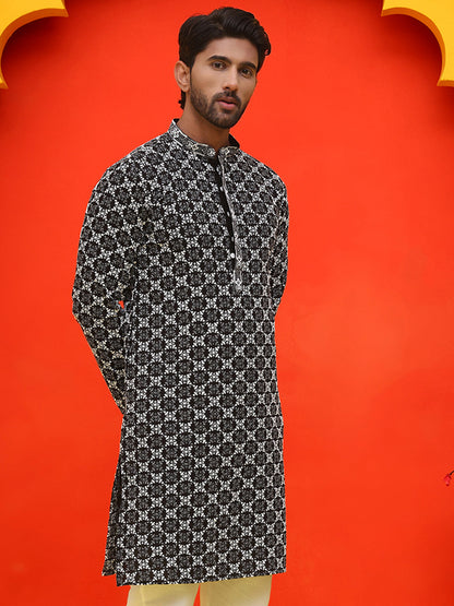 Embroidered Kurtas For Men.