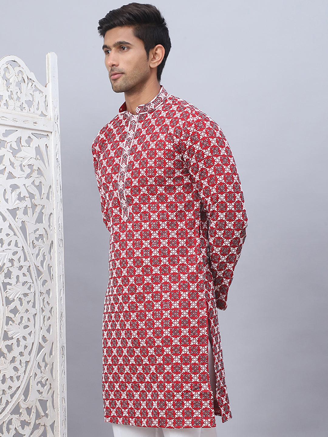 Embroidered & Sequins Kurtas For Men.