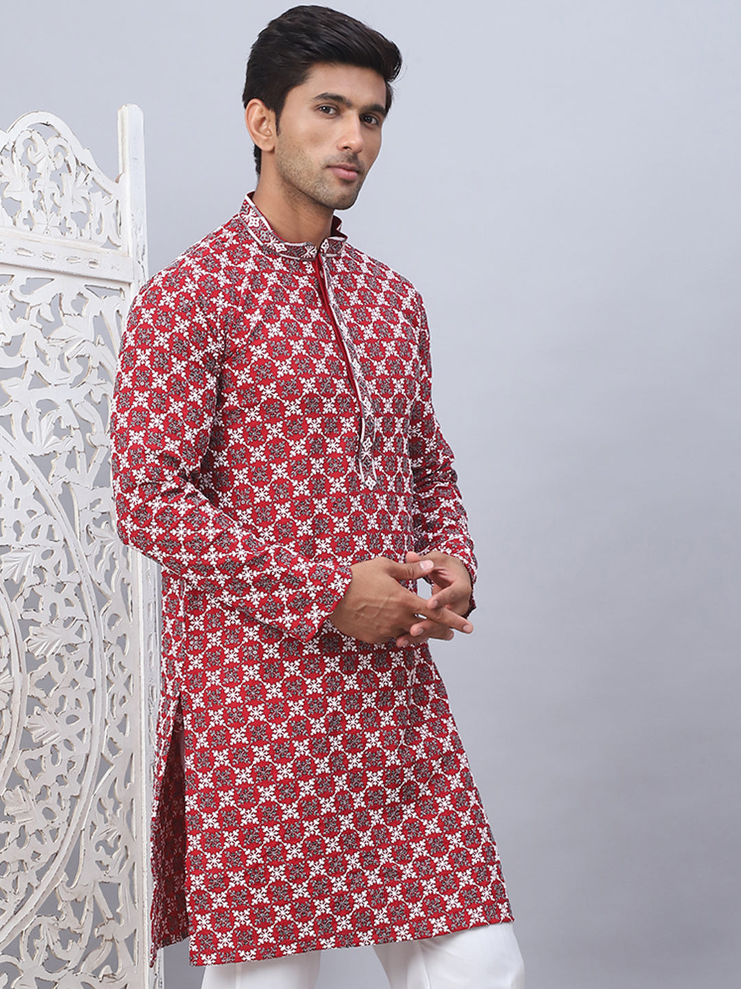 Embroidered & Sequins Kurtas For Men.