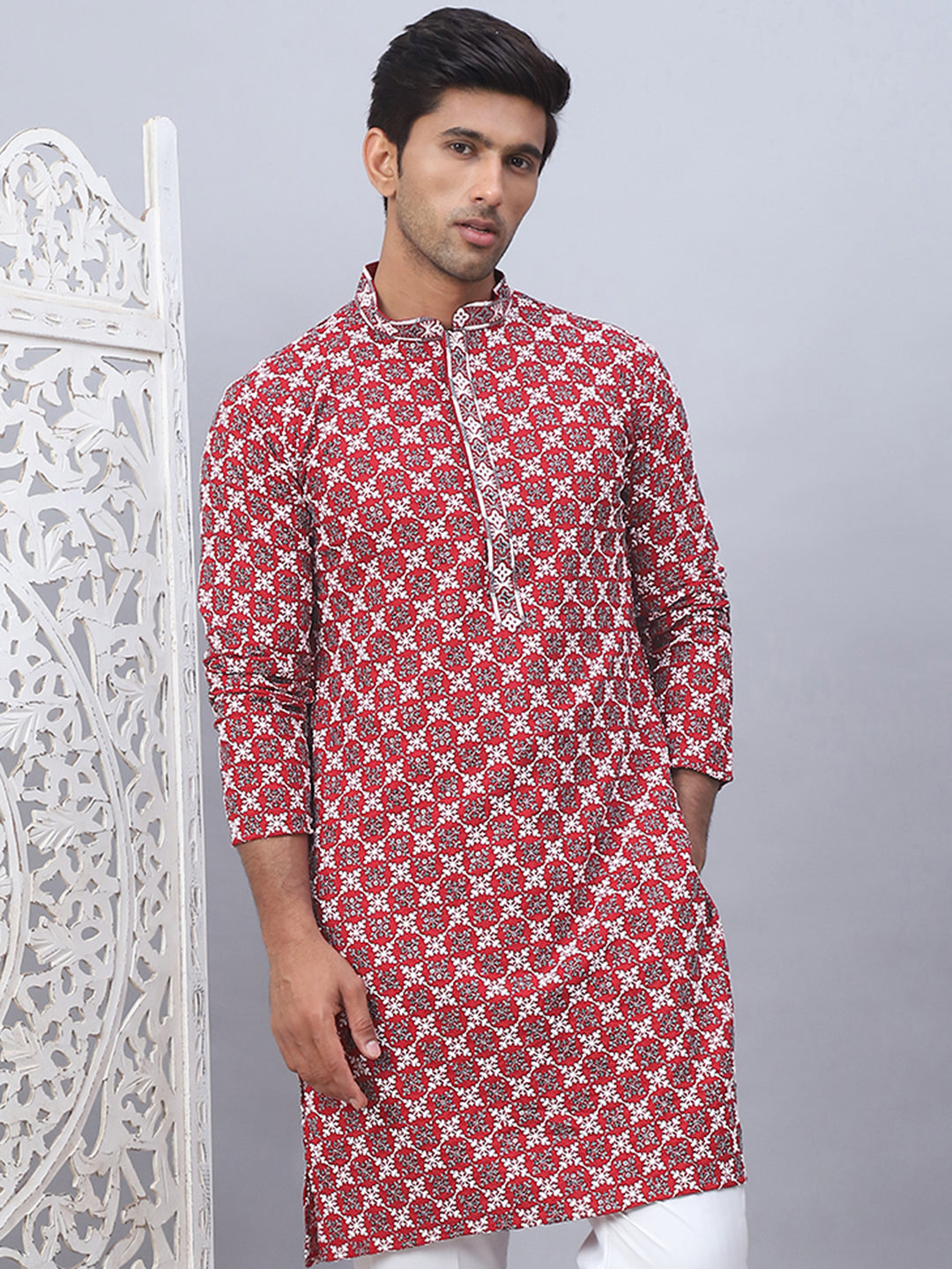 Embroidered & Sequins Kurtas For Men.