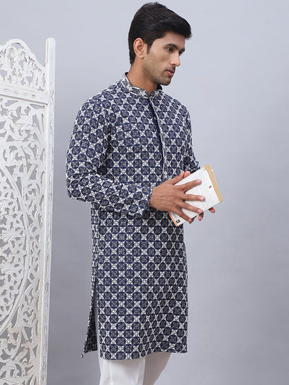 Embroidered & Sequins Kurtas For Men.