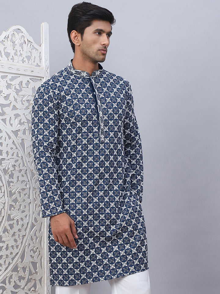 Embroidered &amp; Sequins Kurtas For Men.