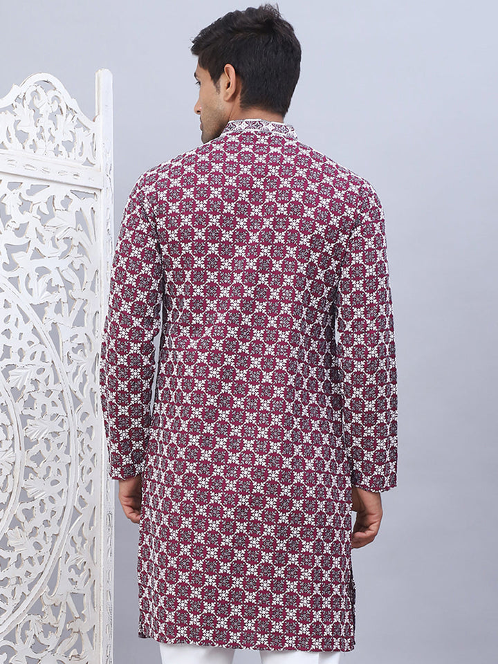 Embroidered &amp; Sequins Kurtas For Men.