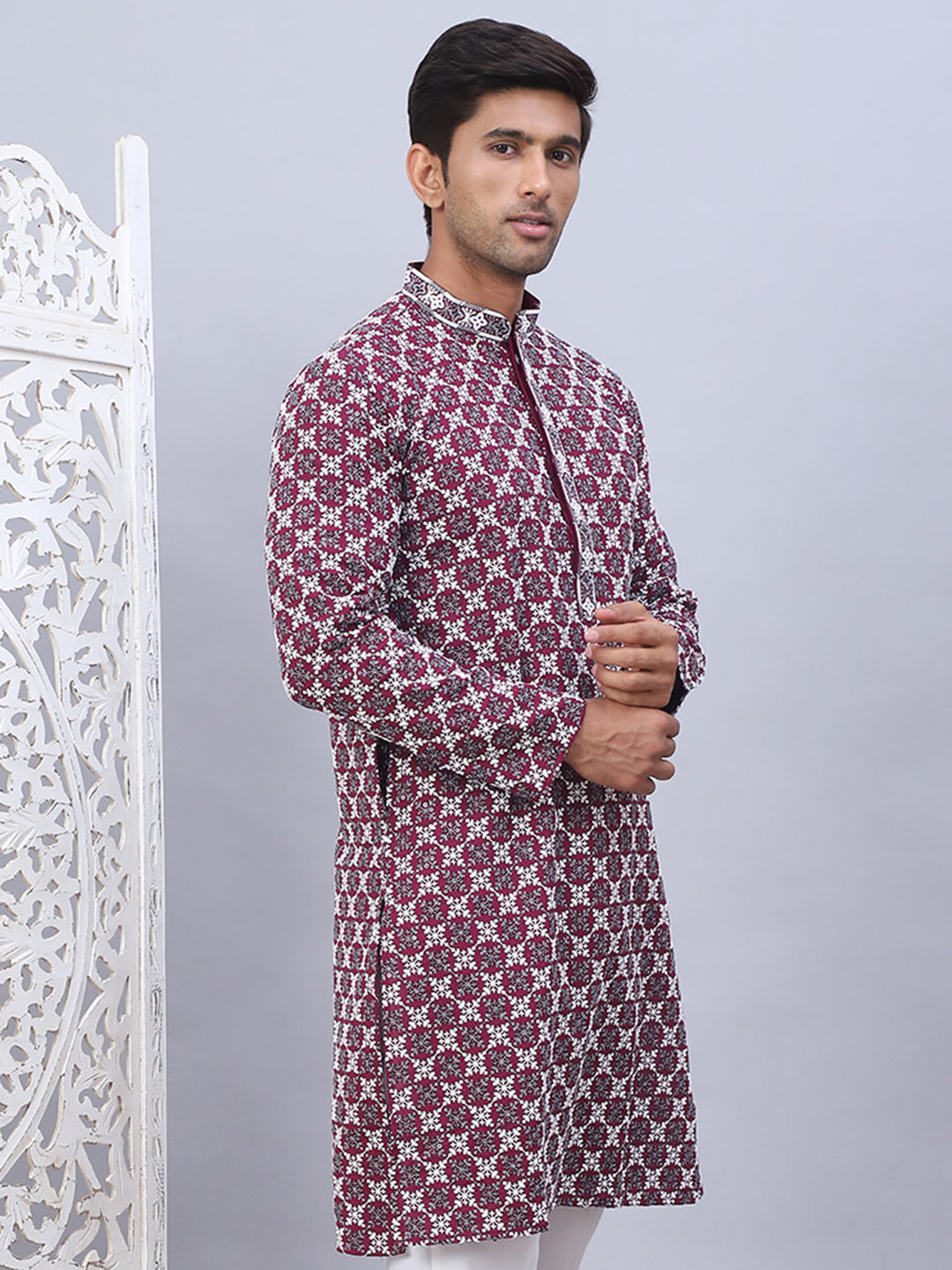 Embroidered &amp; Sequins Kurtas For Men.