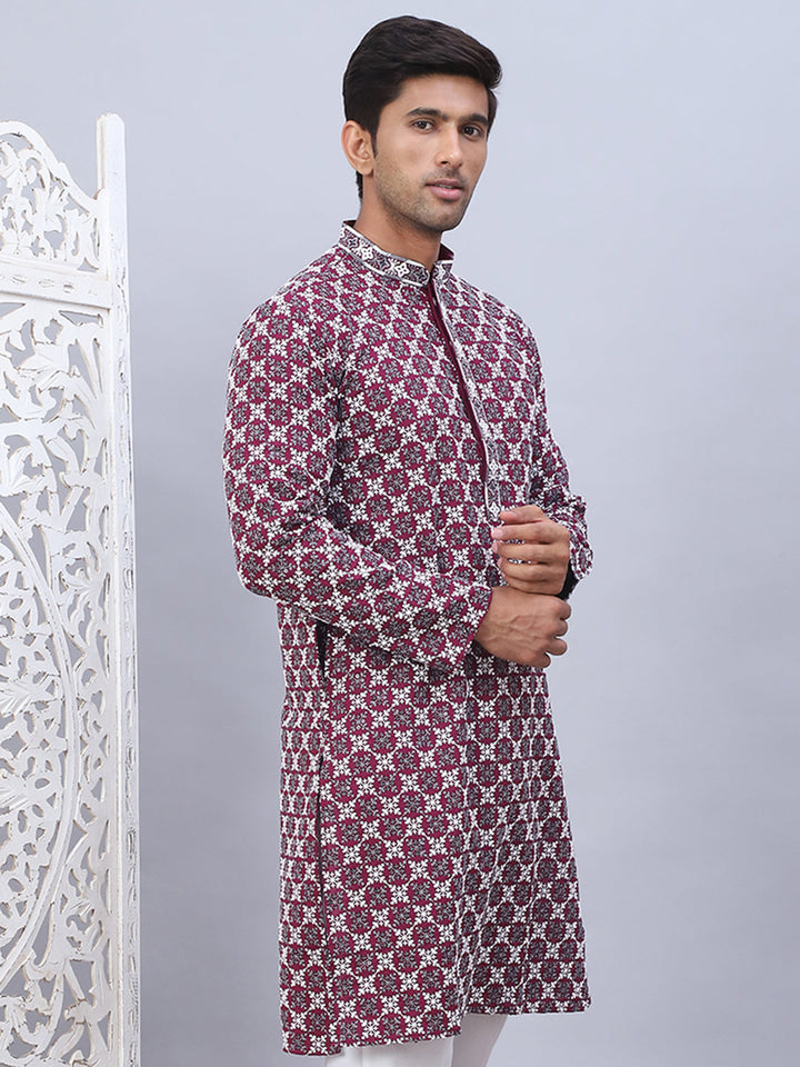 Embroidered &amp; Sequins Kurtas For Men.