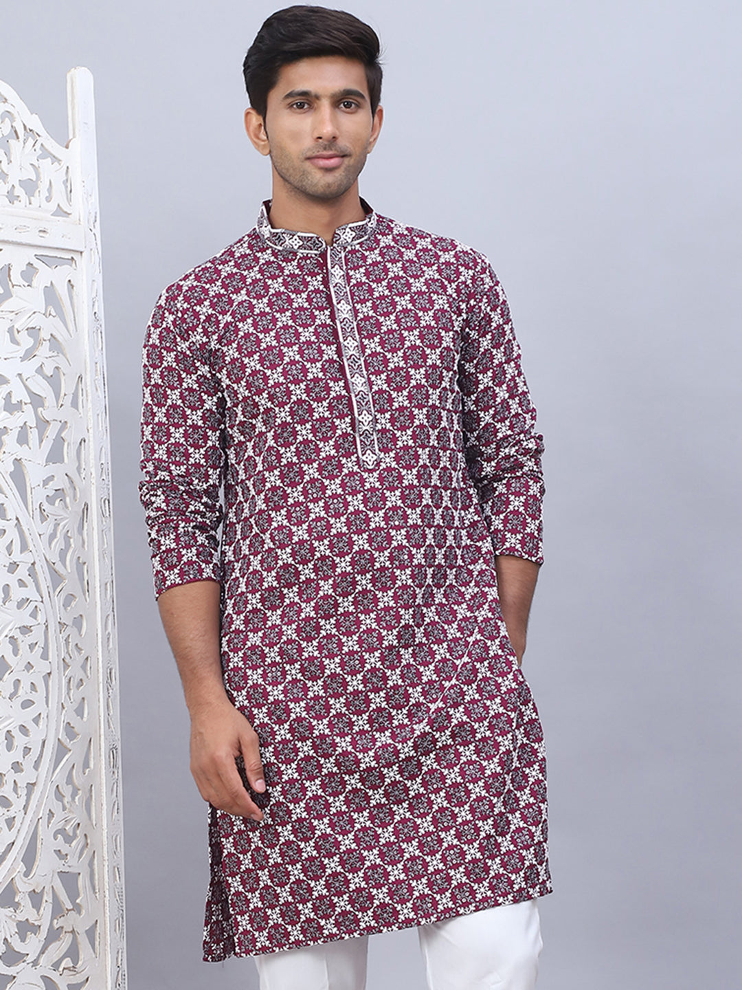 Embroidered &amp; Sequins Kurtas For Men.