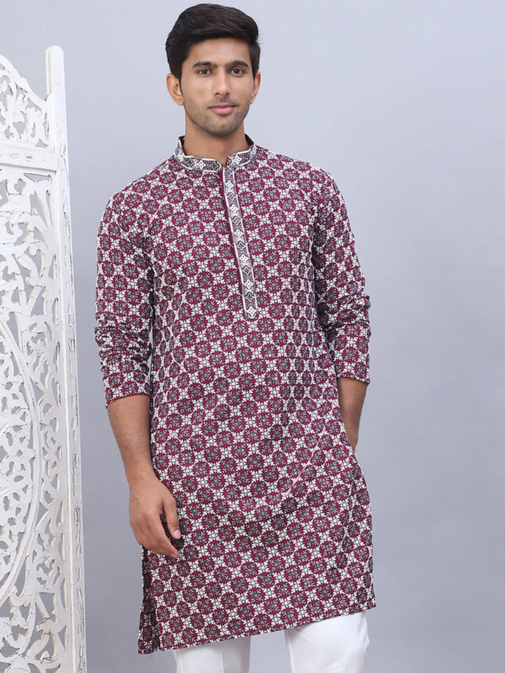 Embroidered &amp; Sequins Kurtas For Men.