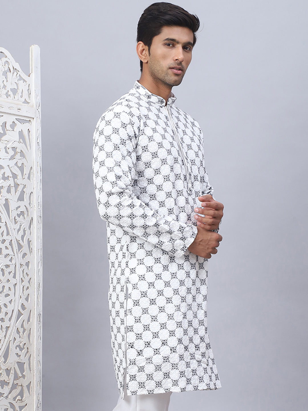 Embroidered & Sequins Kurtas For Men.