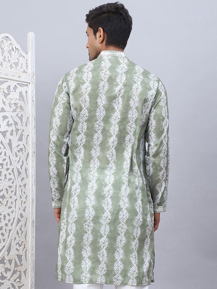 Tie-Dye Embroidered &amp; Sequin Kurtas