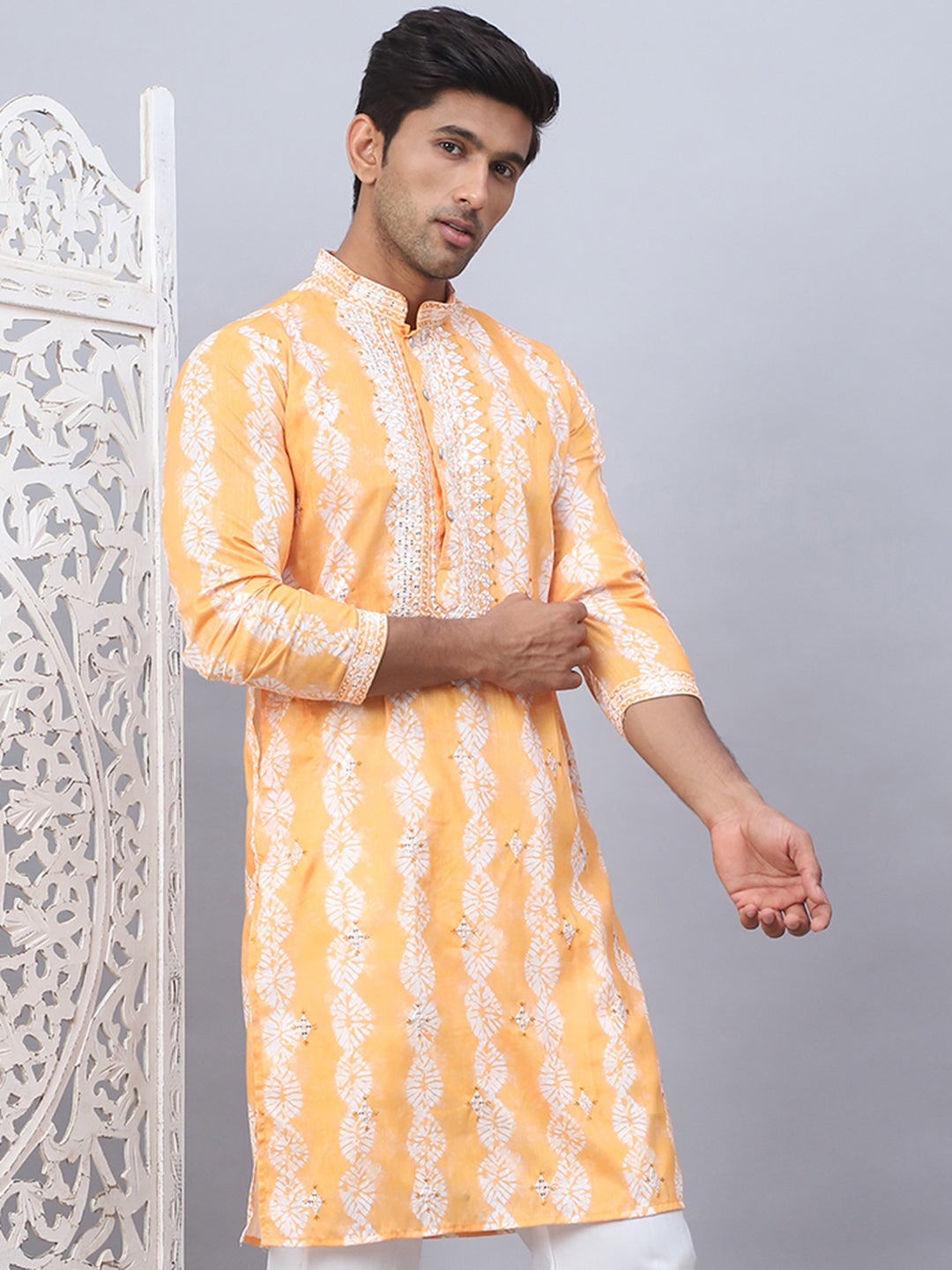 Tie-Dye Embroidered &amp; Sequin Kurtas