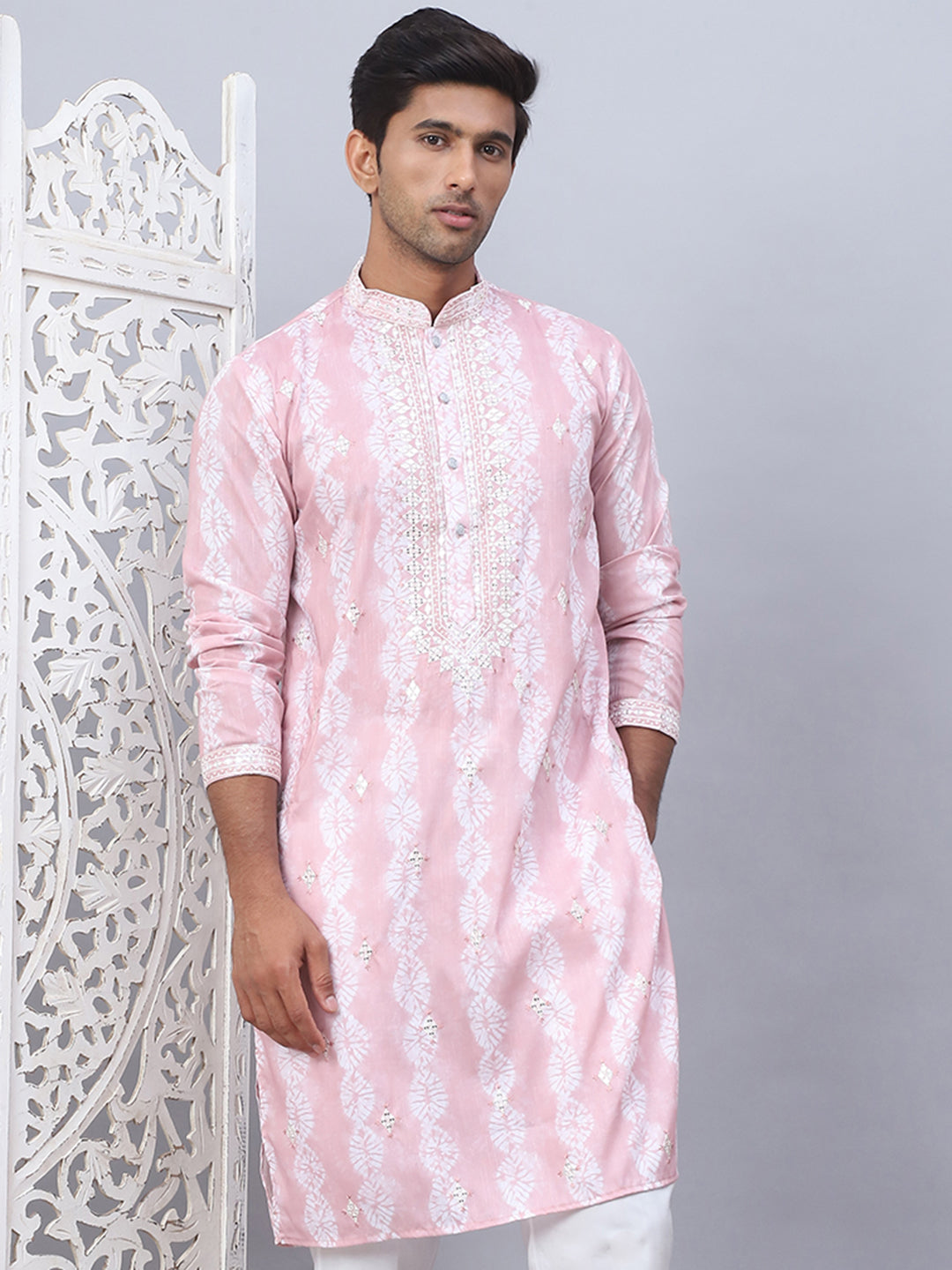 Tie-Dye Embroidered &amp; Sequin Kurtas