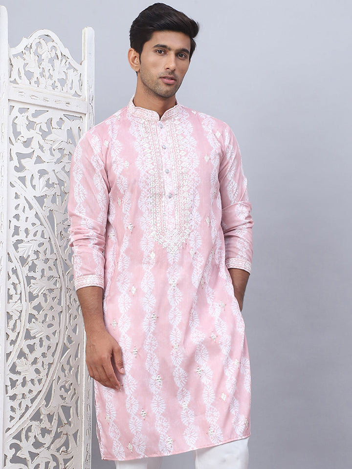 Tie-Dye Embroidered &amp; Sequin Kurtas