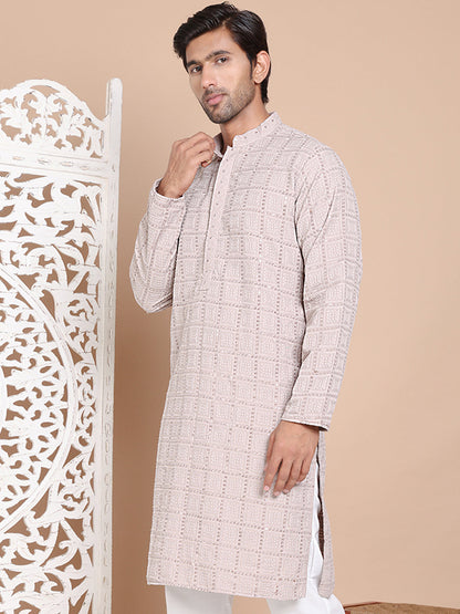 Sequin Embroidered Pure Cotton Kurtas