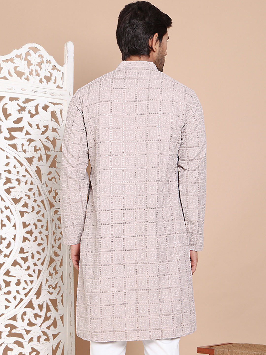 Sequin Embroidered Pure Cotton Kurtas