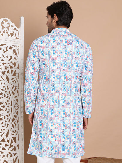 Printed And Embroidered Kurtas