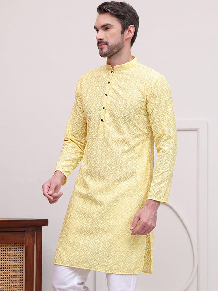 Embroidered Cotton Kurtas