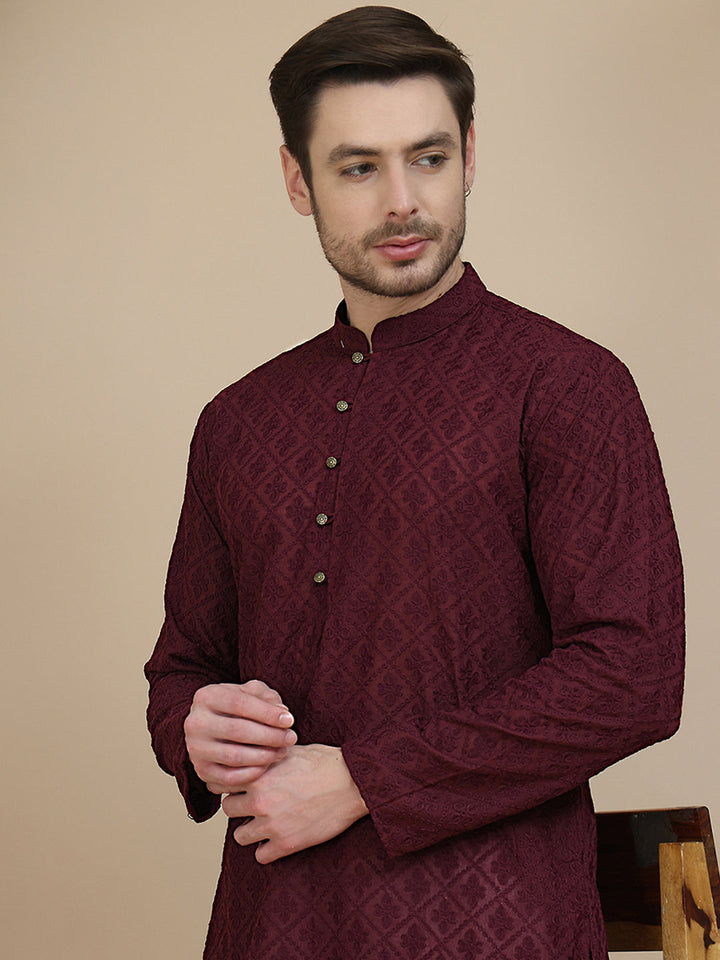 Embroidered Cotton Kurtas