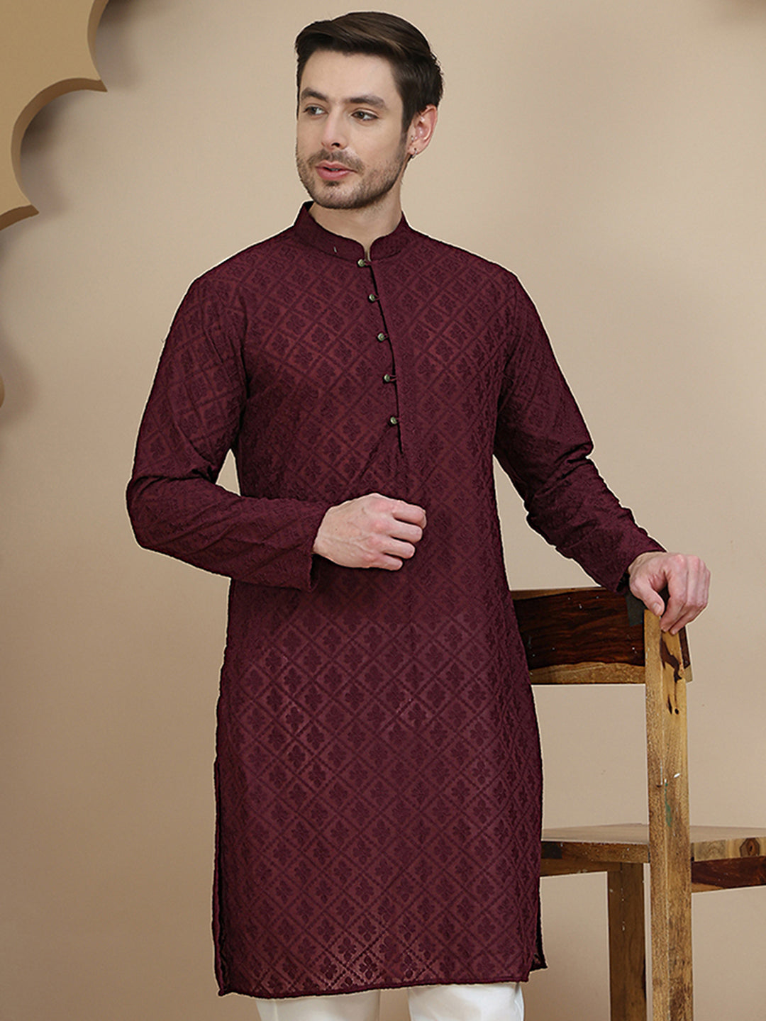 Embroidered Cotton Kurtas