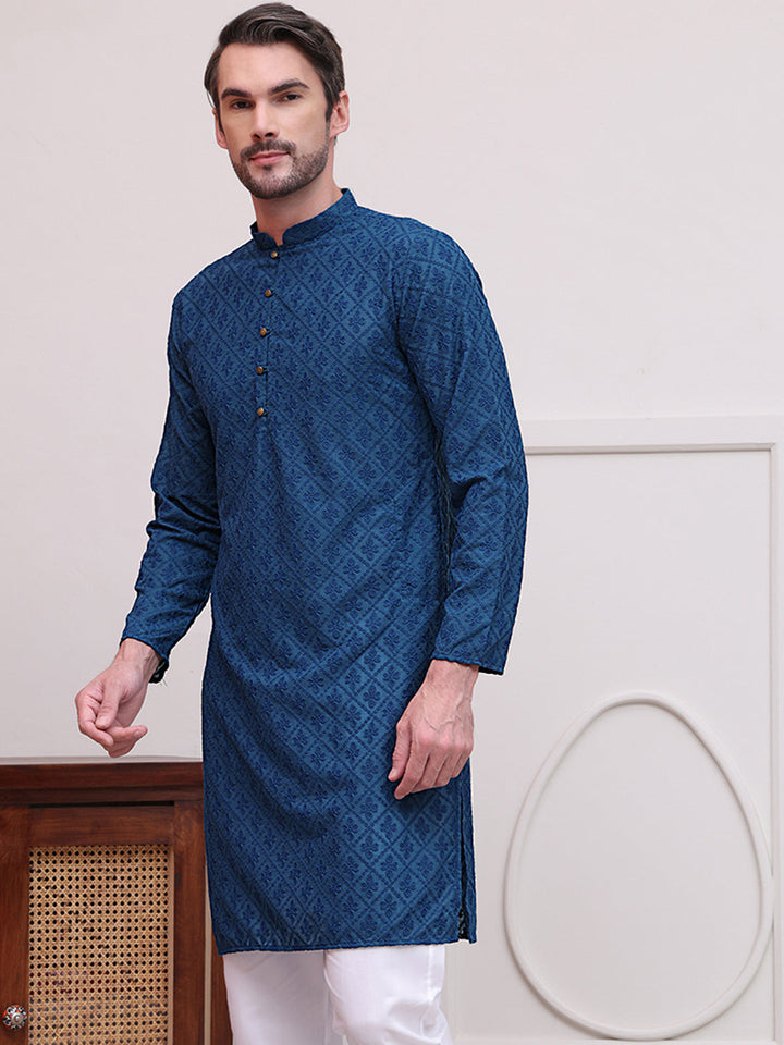 Embroidered Cotton Kurtas