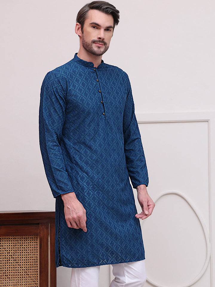 Embroidered Cotton Kurtas
