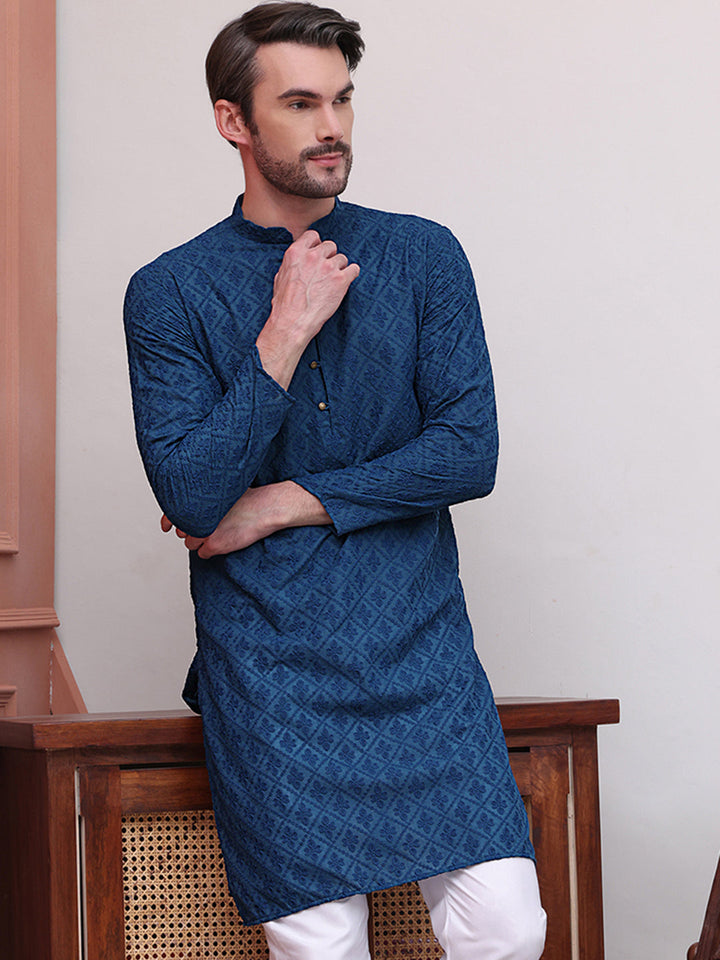 Embroidered Cotton Kurtas