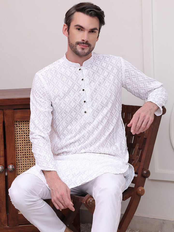 Embroidered Cotton Kurtas