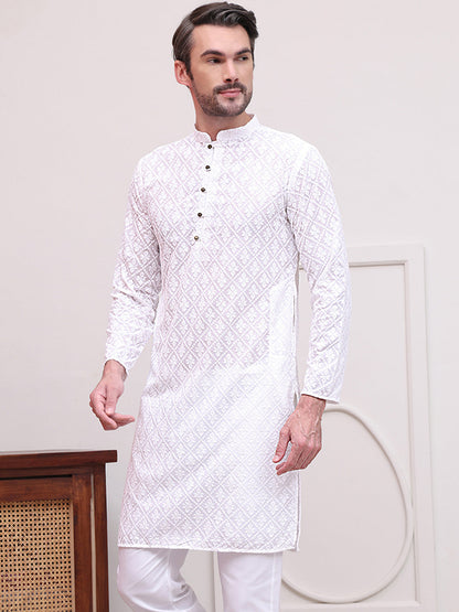 Embroidered Cotton Kurtas