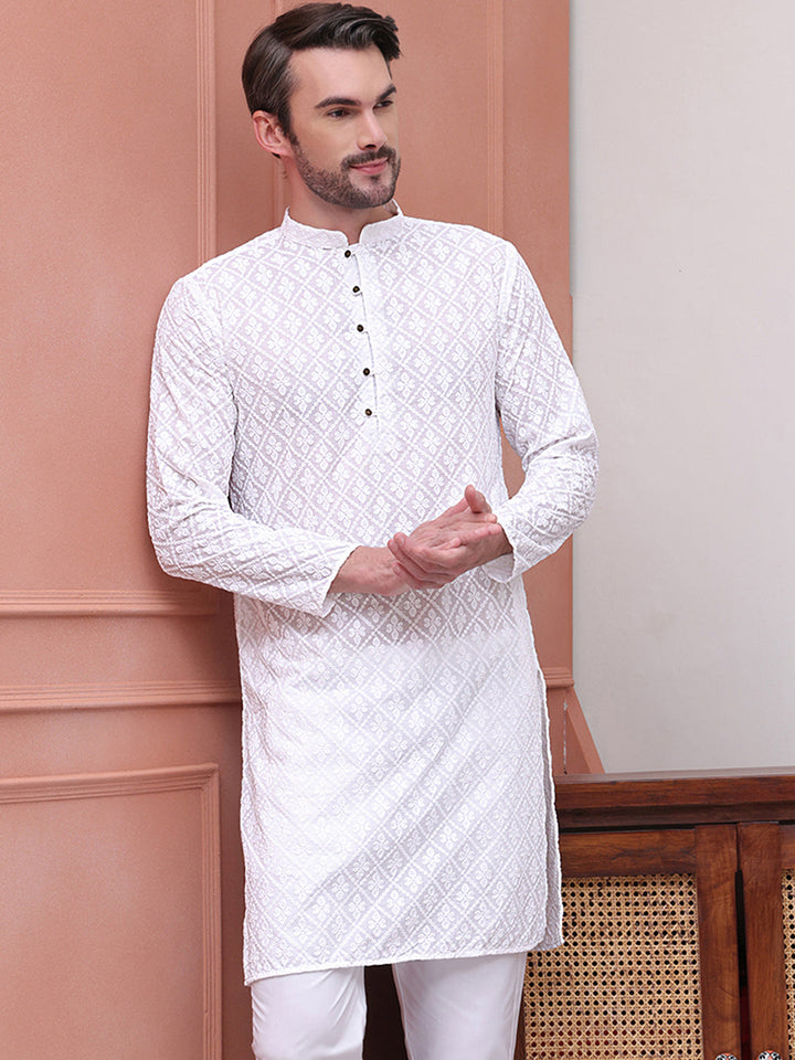 Embroidered Cotton Kurtas