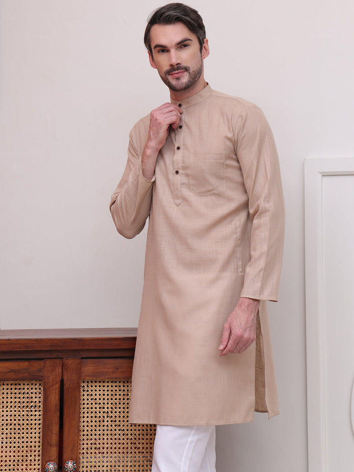 Pure Cotton Solid Kurtas