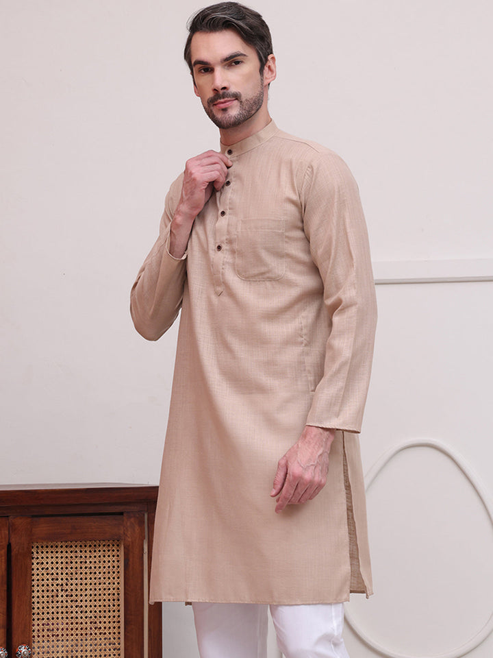 Pure Cotton Solid Kurtas