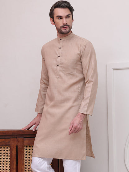 Pure Cotton Solid Kurtas