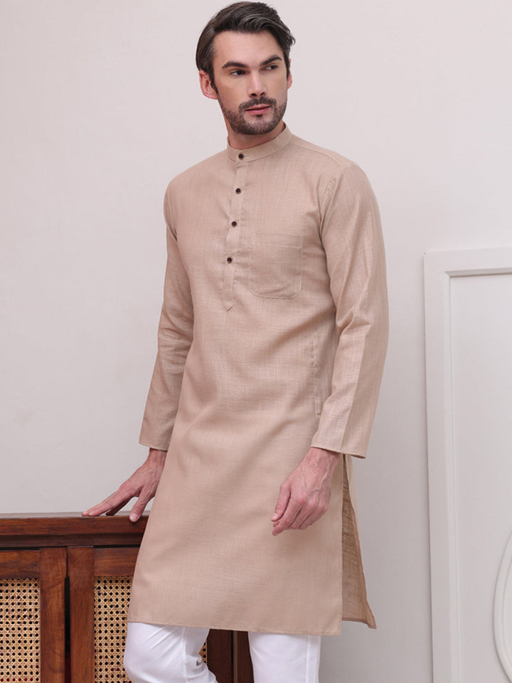Pure Cotton Solid Kurtas