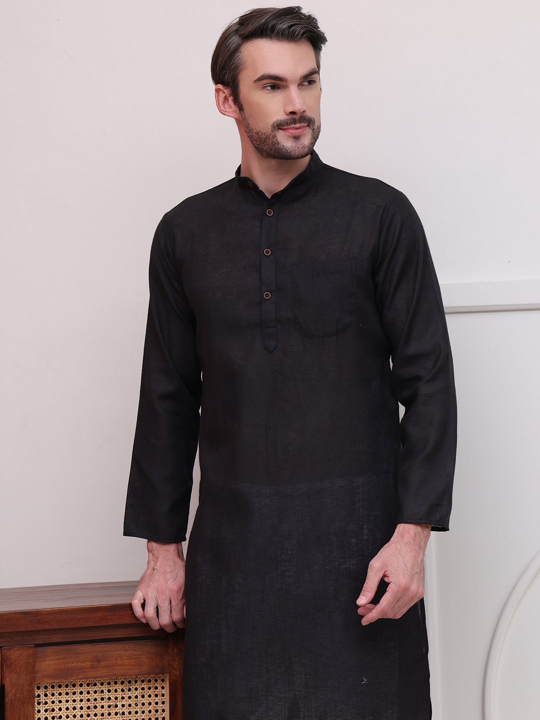 Pure Cotton Solid Kurtas