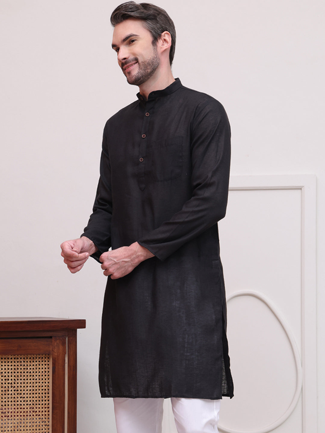 Pure Cotton Solid Kurtas
