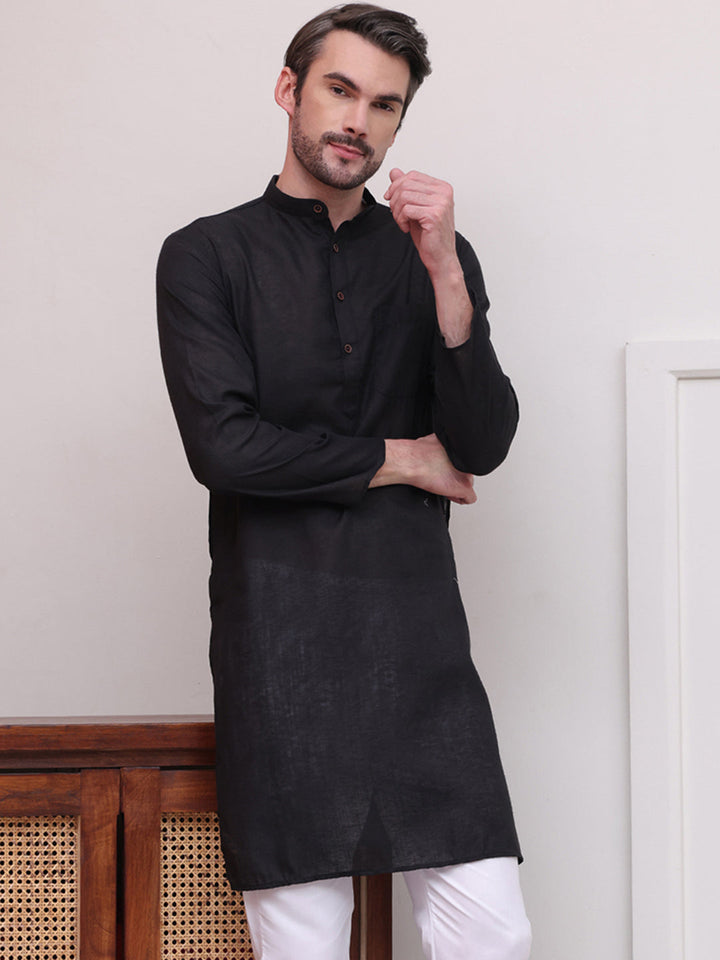 Pure Cotton Solid Kurtas