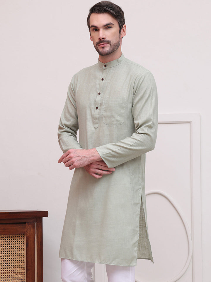 Pure Cotton Solid Kurtas