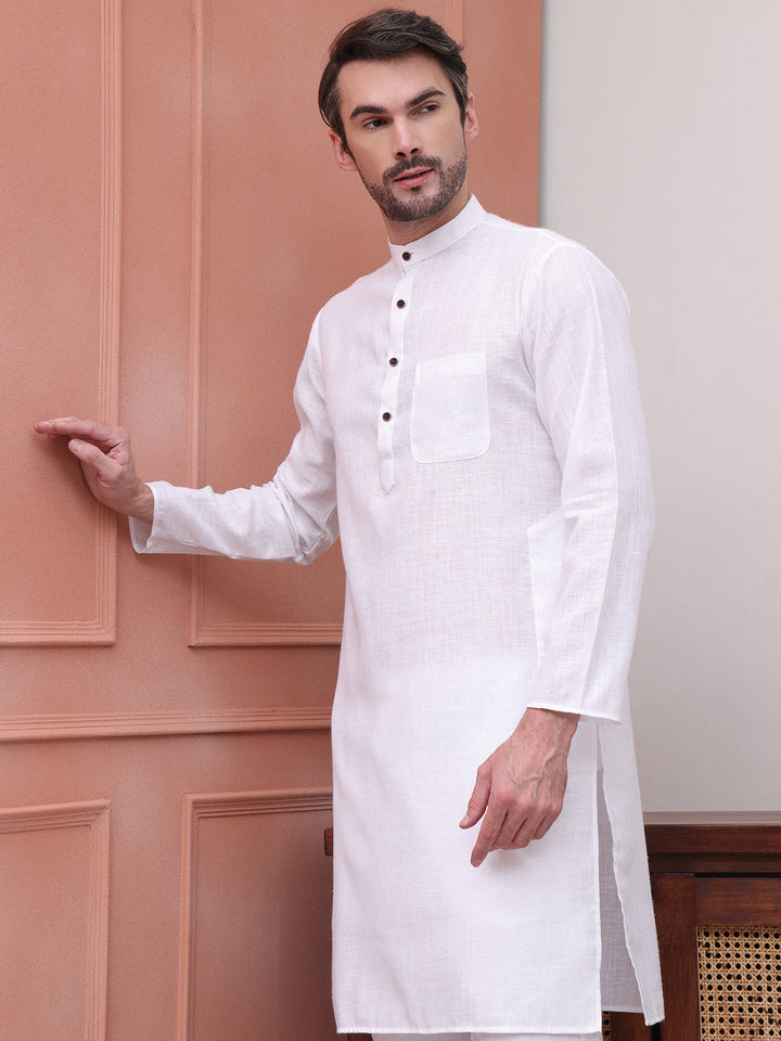 Pure Cotton Solid Kurtas