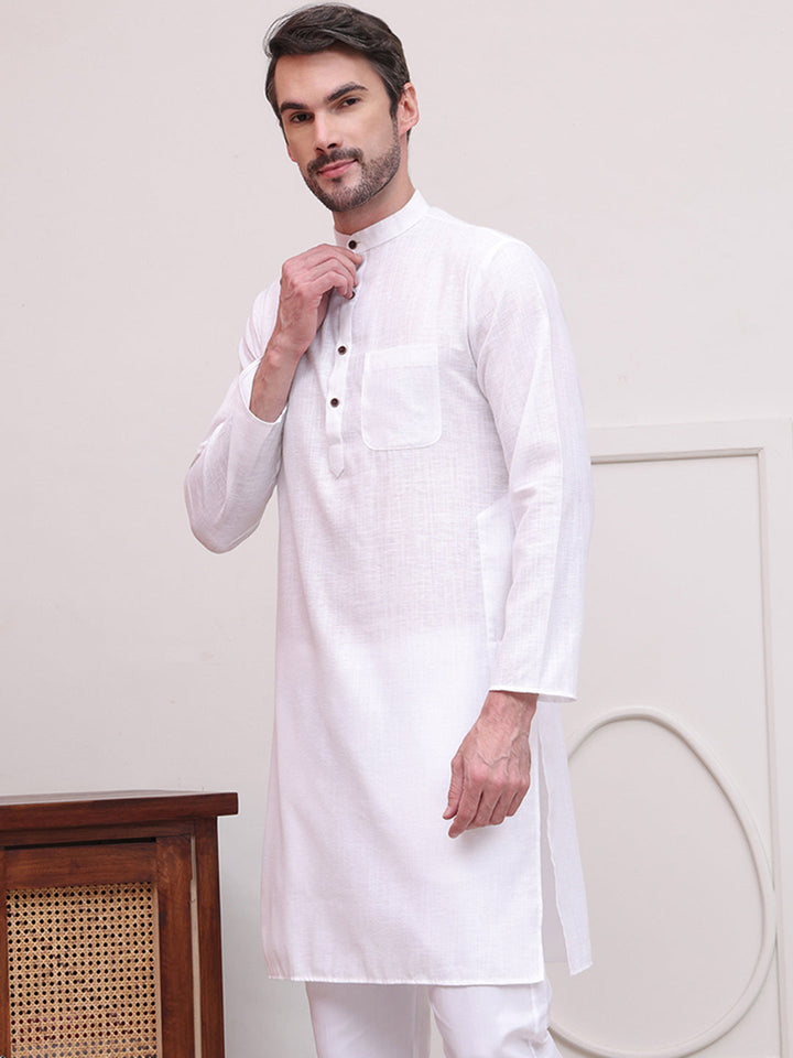 Pure Cotton Solid Kurtas