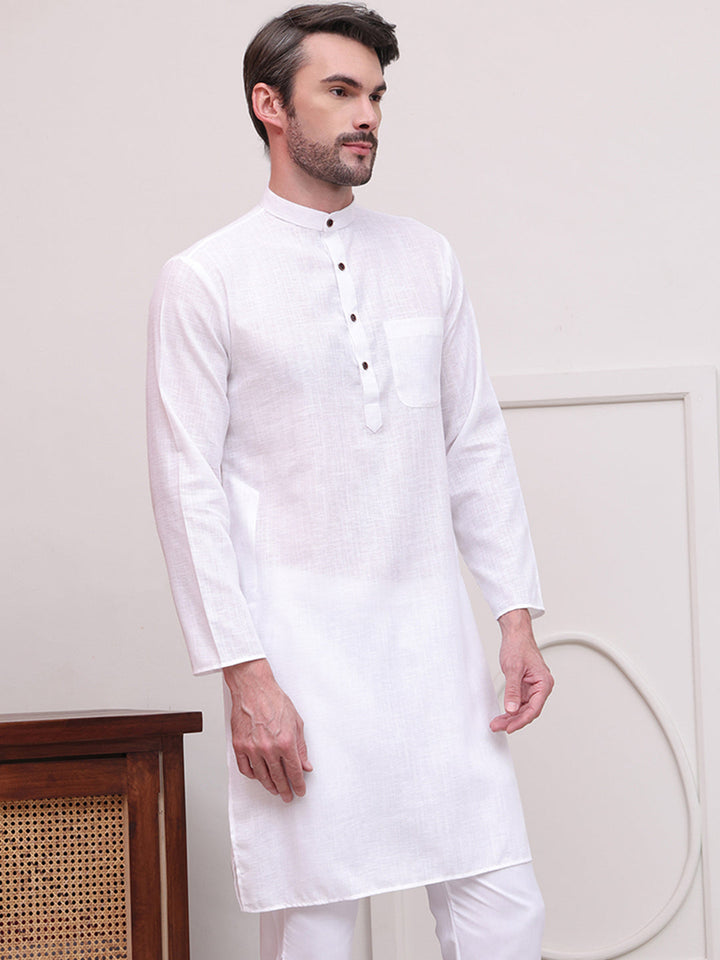 Pure Cotton Solid Kurtas