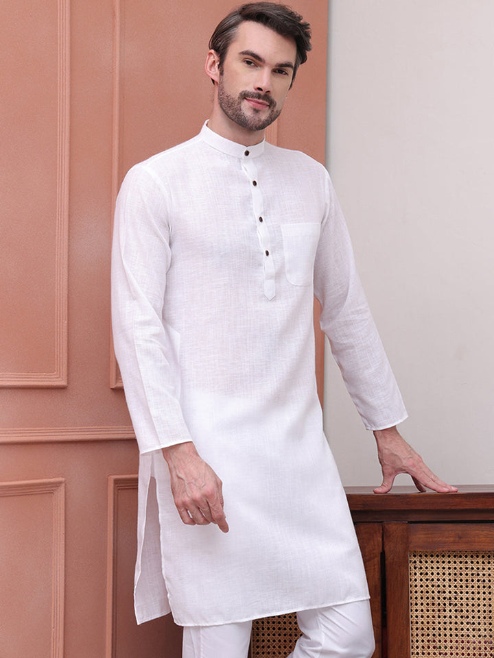 Pure Cotton Solid Kurtas