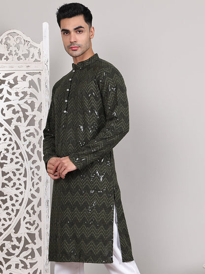 Sequin & Embroidered Kurtas