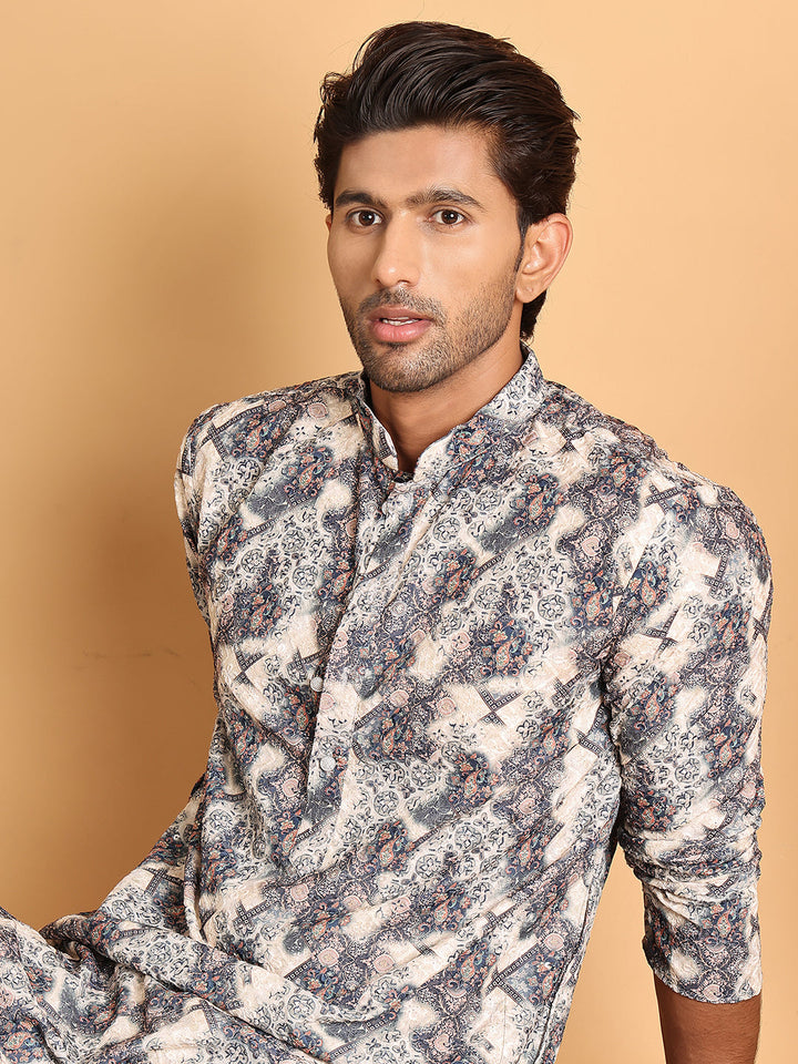 Chikankari Embroidered &amp; Printed Kurtas.