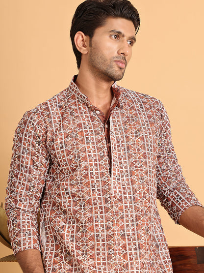 Embroidered & Printed Kurtas For Men
