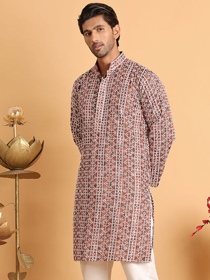 Embroidered & Printed Kurtas For Men