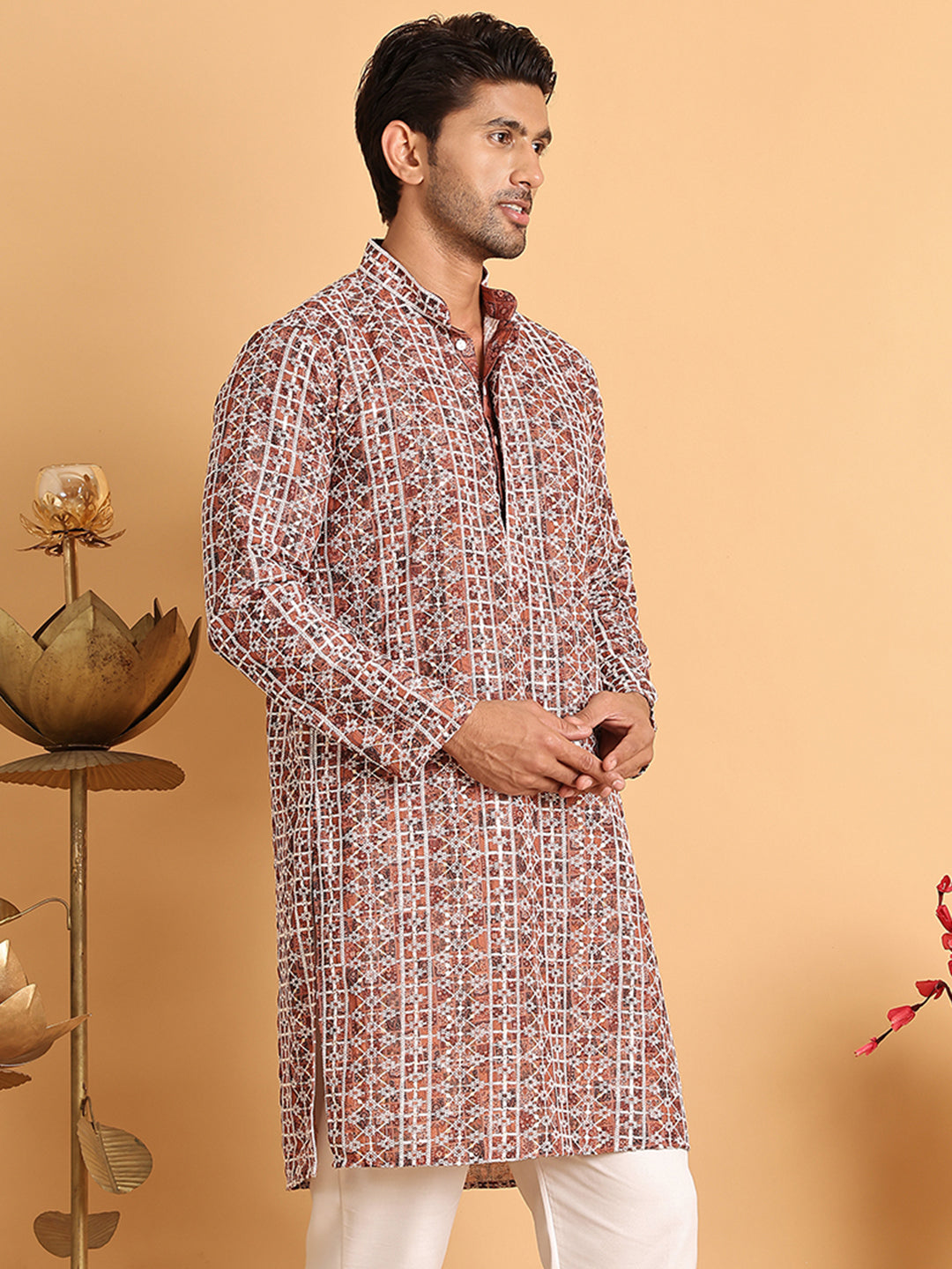 Embroidered & Printed Kurtas For Men