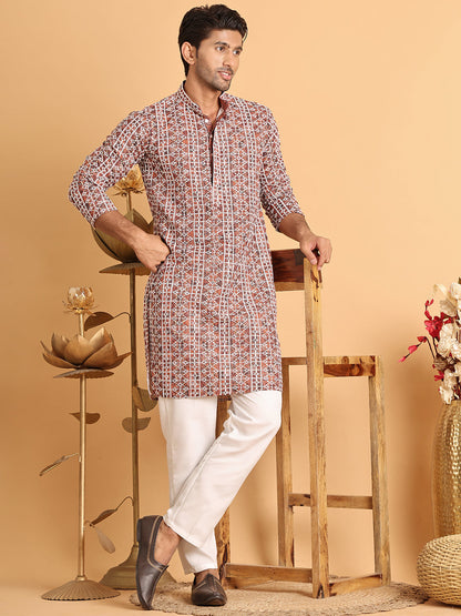 Embroidered & Printed Kurtas For Men