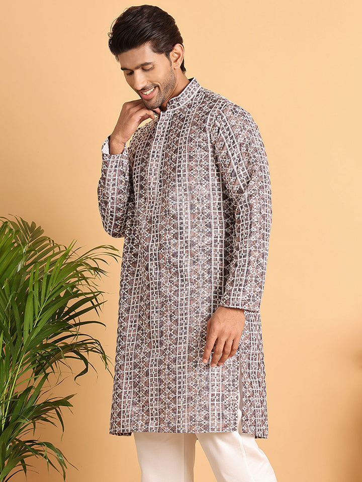 Embroidered &amp; Printed Kurtas For Men