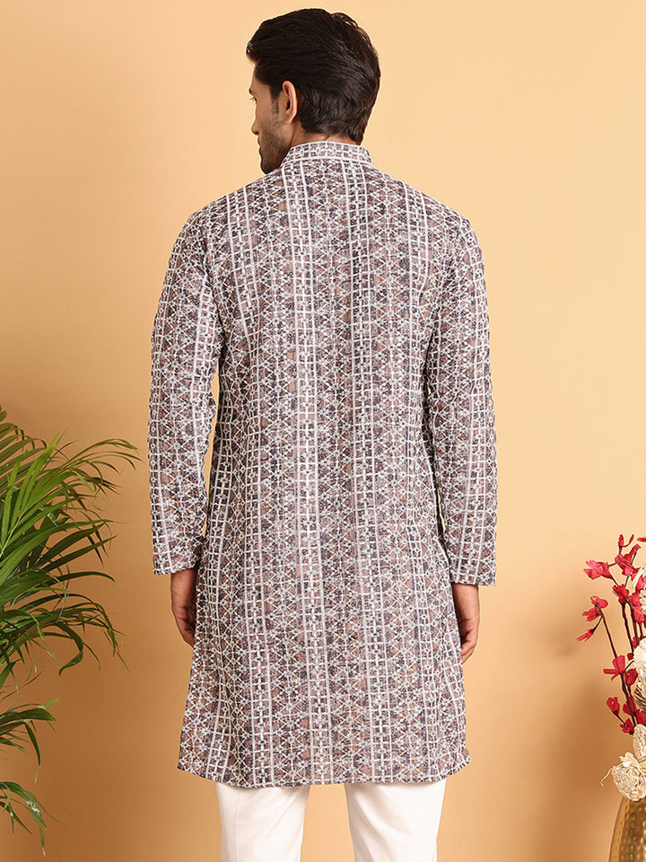 Embroidered &amp; Printed Kurtas For Men